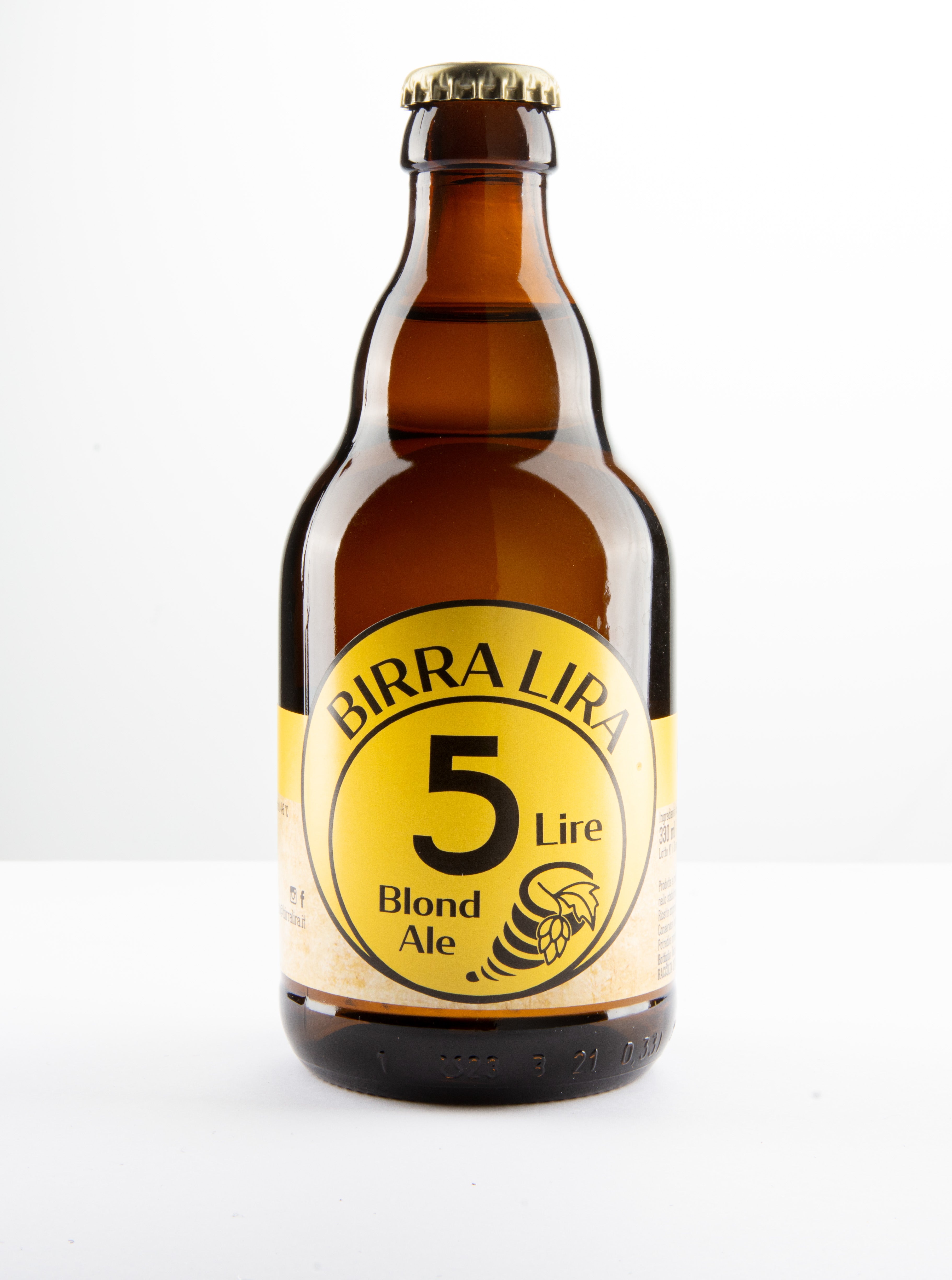 5 LIRE - Blond Ale - 4,5 % Alc - 33 cl