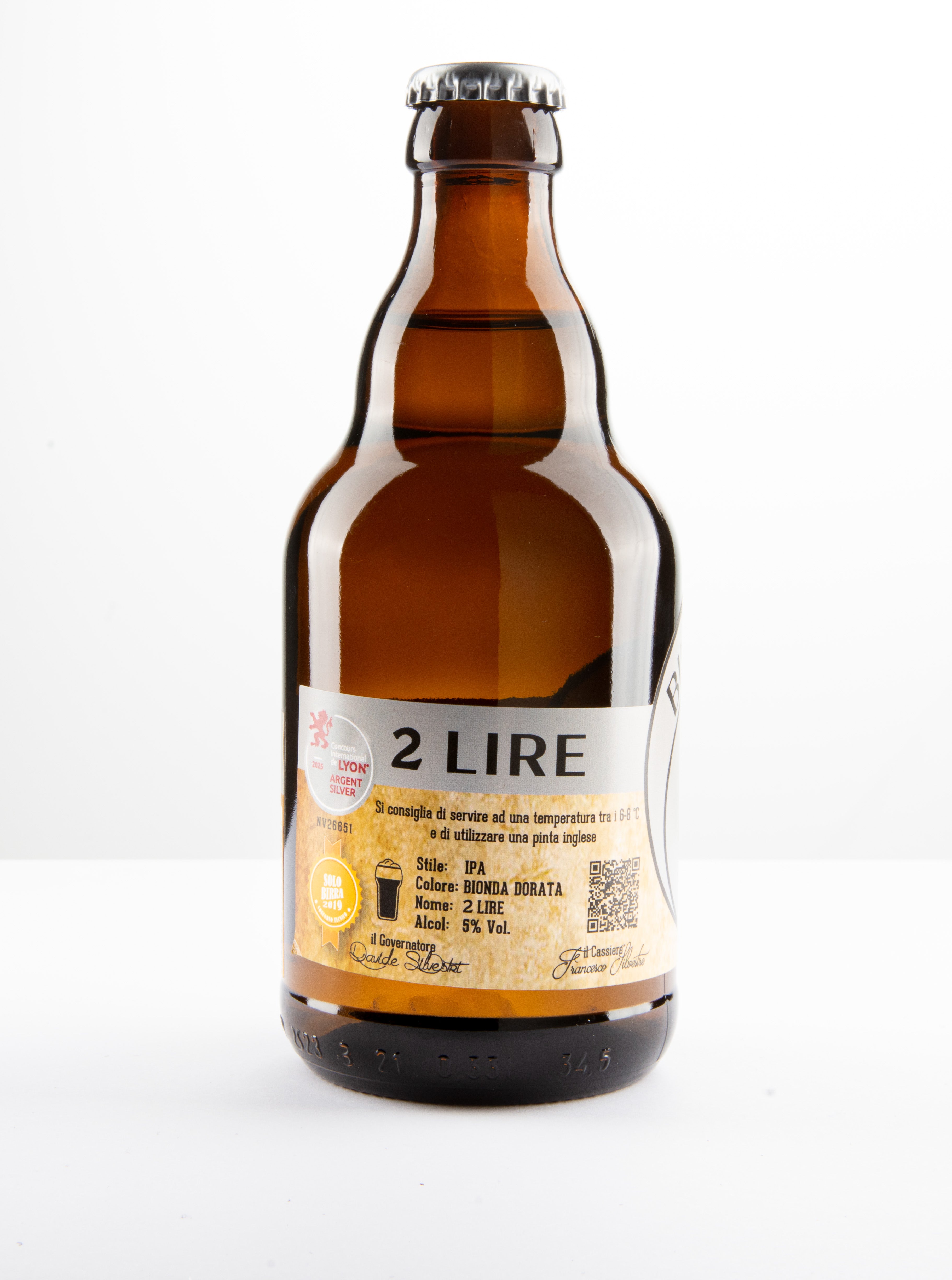 2 LIRE - Ipa - 5% Alc - 33 cl