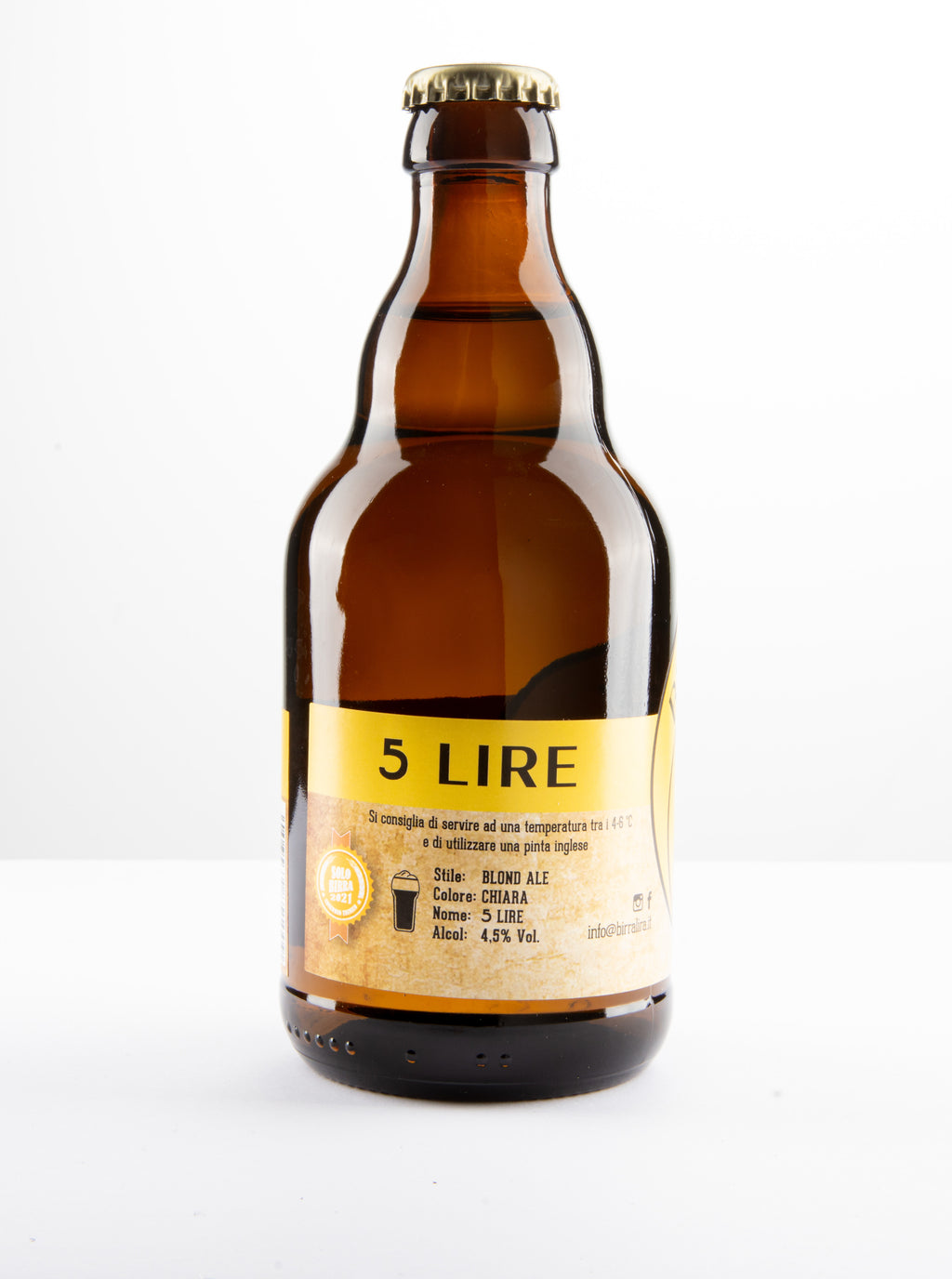 5 LIRE - Blond Ale - 4,5 % Alc - 33 cl